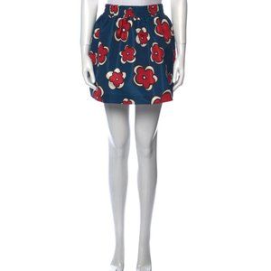 RED VALENTINO Floral Print Mini Skirt w/ Tags Size: M | US 6